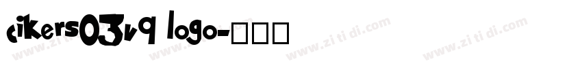 cikers03v9 logo字体转换